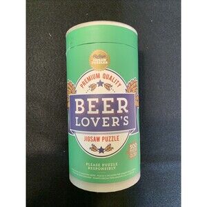 Jigsaw Puzzle 500 Pc Ridley's BEER LOVERS Brewing Process, Different Beer